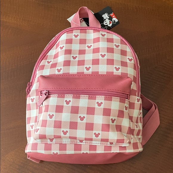 gingham mini backpack Loungefly Sanrio Pochacco : Clothing, Shoes & Jewelry 2 side water pockets and a convenient top handle that make them easy to carry Disney Mickey Pink and White